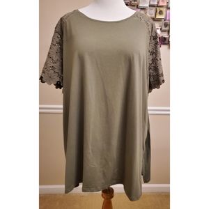 Lane Bryant Olive Top